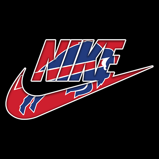 Buffalo Bills Nike logo iron on paper